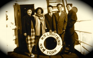 Arrival by ship photograph